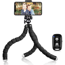 Load image into Gallery viewer, UBeesize Premium Phone Tripod with Bluetooth Remote
