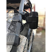 Load image into Gallery viewer, UTV 360° Adjustable Mirrors, 1.75&quot;-2&quot; For Polaris/RZR/Kawasaki/Teryx/Mule/&amp; More - Black
