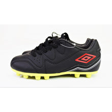 Load image into Gallery viewer, Umbro Junior Citadel Soccer Shoes Size 11 (Black, Green, Red)
