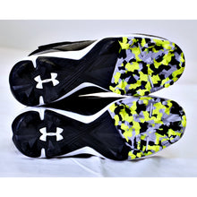 Load image into Gallery viewer, Under Armour Harper 3 Mid Rm Jr. Cleats Youth size 2 - Black-Liquidation Store
