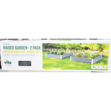 Load image into Gallery viewer, Urbana 4 ft. x 4 ft. x 11 in. Garden Bed, 2-pack
