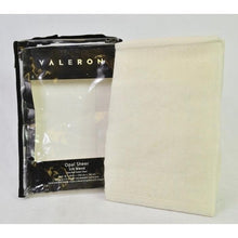 Load image into Gallery viewer, Valeron Opal Sheer 1 Silk Blend Rod Pocket Panel 63&quot; Off White
