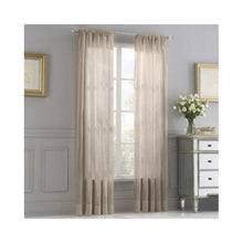 Load image into Gallery viewer, Valeron Opal Sheer Window Curtain Panel 108&quot; Mink
