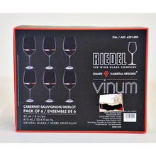 Load image into Gallery viewer, Vinum Cabernet Sauvignon/Merlot Wine Glasses - Set of 6-Liquidation Store
