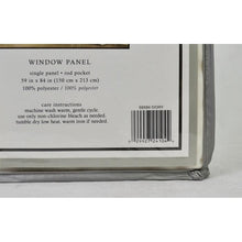 Load image into Gallery viewer, Voile Sheer Rod Pocket Window Curtain Panel 84&quot; Ivory-Liquidation Store
