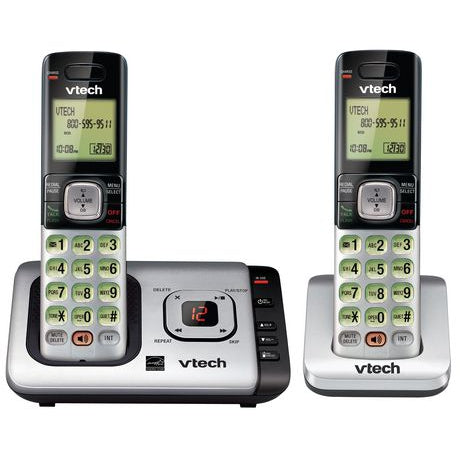 Vtech 2 Handset Cordless Answering System CS6729-2