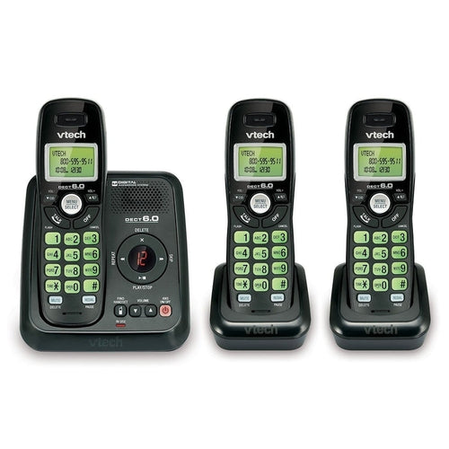 Vtech CS612031 Cordless 3 Handset Phone with Answering System