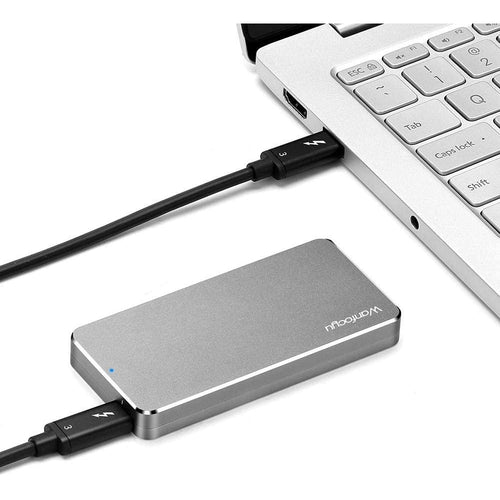 Wanfocyu Thunderbolt 3 SSD NVME M.2 Hard Drive Enclosure Case