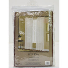Load image into Gallery viewer, Westgate Dover Sheer One Rod Pocket Window Curtain Panel 95&quot; Natural

