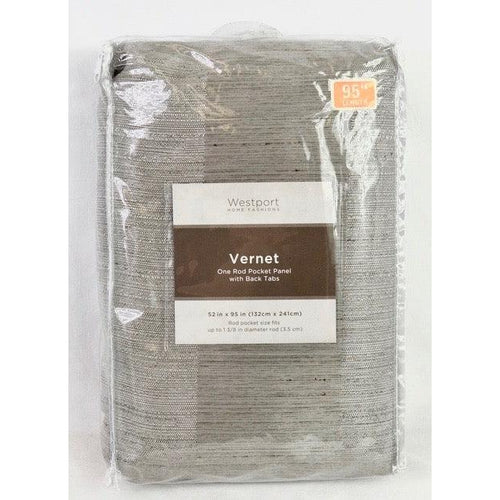 Westport Home Fashions Vernet Rod Pocket Panel 95
