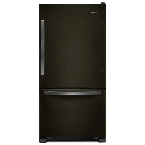 Whirlpool 22.07 cu. ft. Bottom Mount Refrigerator Black Stainless WRB322DMHV SN KB2514257