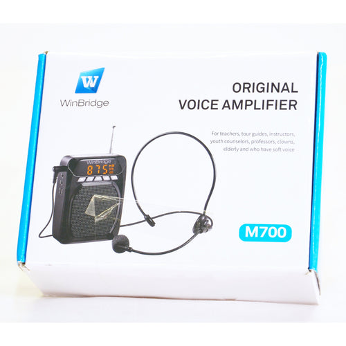 Winbridge M700 Original Voice Amplifier & Recorder - Black