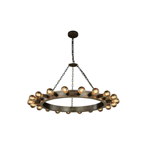 Winston 20 Light Aged Iron Pendant Ceiling Light Urban Classic 40