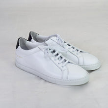 Load image into Gallery viewer, Woman by COMMON PROJECTS Retro Low Leather Sneakers White/Black 10
