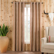 Load image into Gallery viewer, Wyoming Grommet Top Curtain Panel 63&quot; Striped
