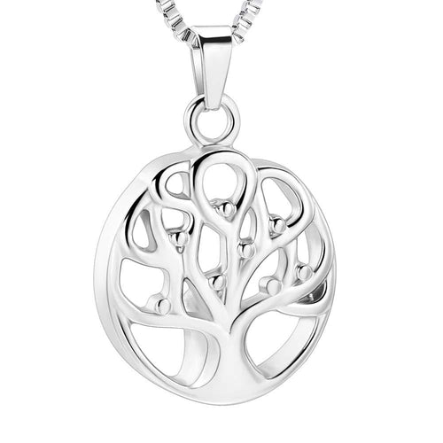 XSMZB Tree Of Life Memorial Pendant Ash Keepsake Necklace