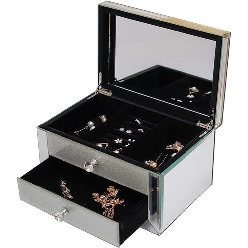 YIEZI Mirrored Jewelry Box