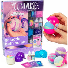 Load image into Gallery viewer, You*Niverse Galactic Bath Bombs Arts and Crafts Activity Kit
