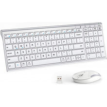 Load image into Gallery viewer, iClever 2.4G Silver IC-GK03 Wireless Keyboard and Mouse Combo
