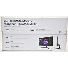 Load image into Gallery viewer, LG 29WQ50T-B UltraWide 29 in. WFHD IPS Monitor with AMD FreeSync
