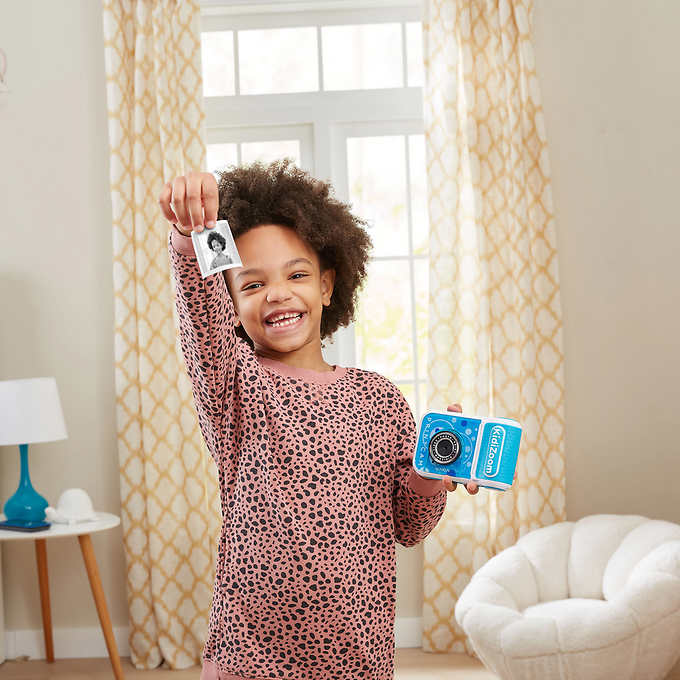 vTech Instant Printing Digital Camera For Kids, KidiZoom/Blue - With B ...